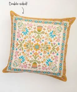 Natural Life HOME & LIVING Border Print Stitch Euro Sham