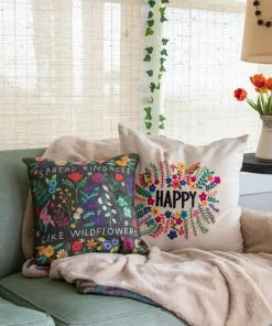 Natural Life Hand Embroidered Pillow NEW & TRENDING 40 Natural Life Hand Embroidered Pillow NEW & TRENDING