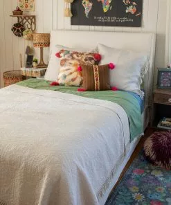 Natural Life Back To Campus Matelasse Coverlet