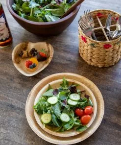 Natural Life Palm Leaf Plate Set Of 12