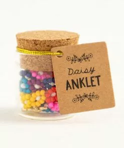 Natural Life Beaded Daisy Anklet Beach & Outdoors