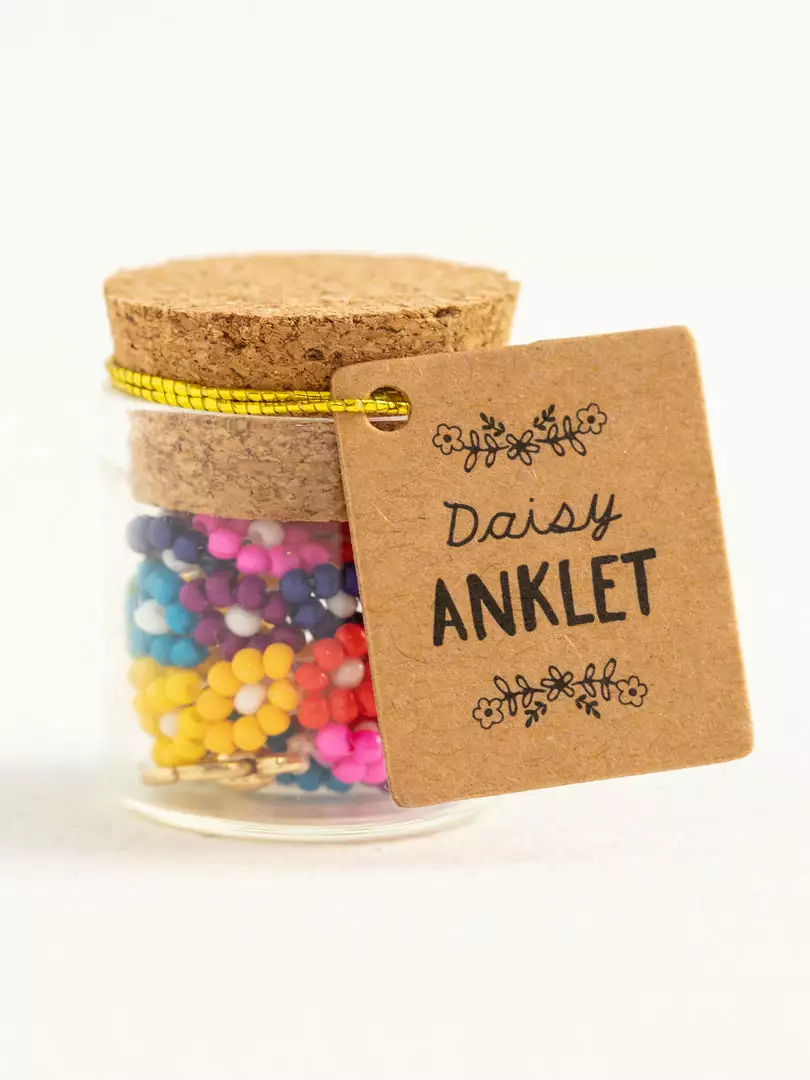 Natural Life Beaded Daisy Anklet Beach & Outdoors 3 Natural Life Beaded Daisy Anklet Beach & Outdoors