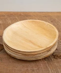 Natural Life Palm Leaf Plate Set Of 12