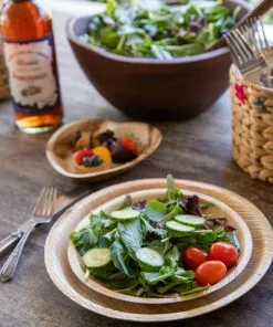 Natural Life Palm Leaf Plate Set Of 12