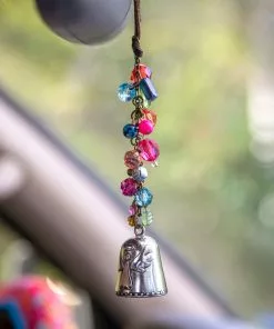 Natural Life Blessing Bell Car Charm