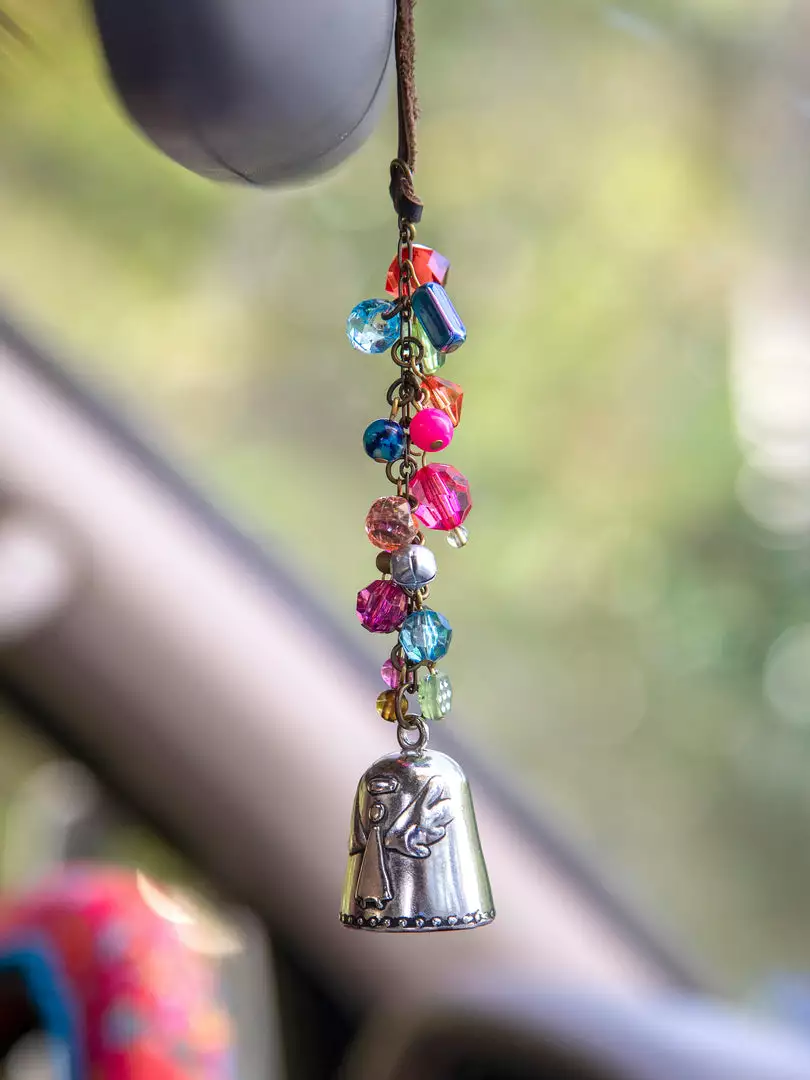 Natural Life Blessing Bell Car Charm 3 Natural Life Blessing Bell Car Charm