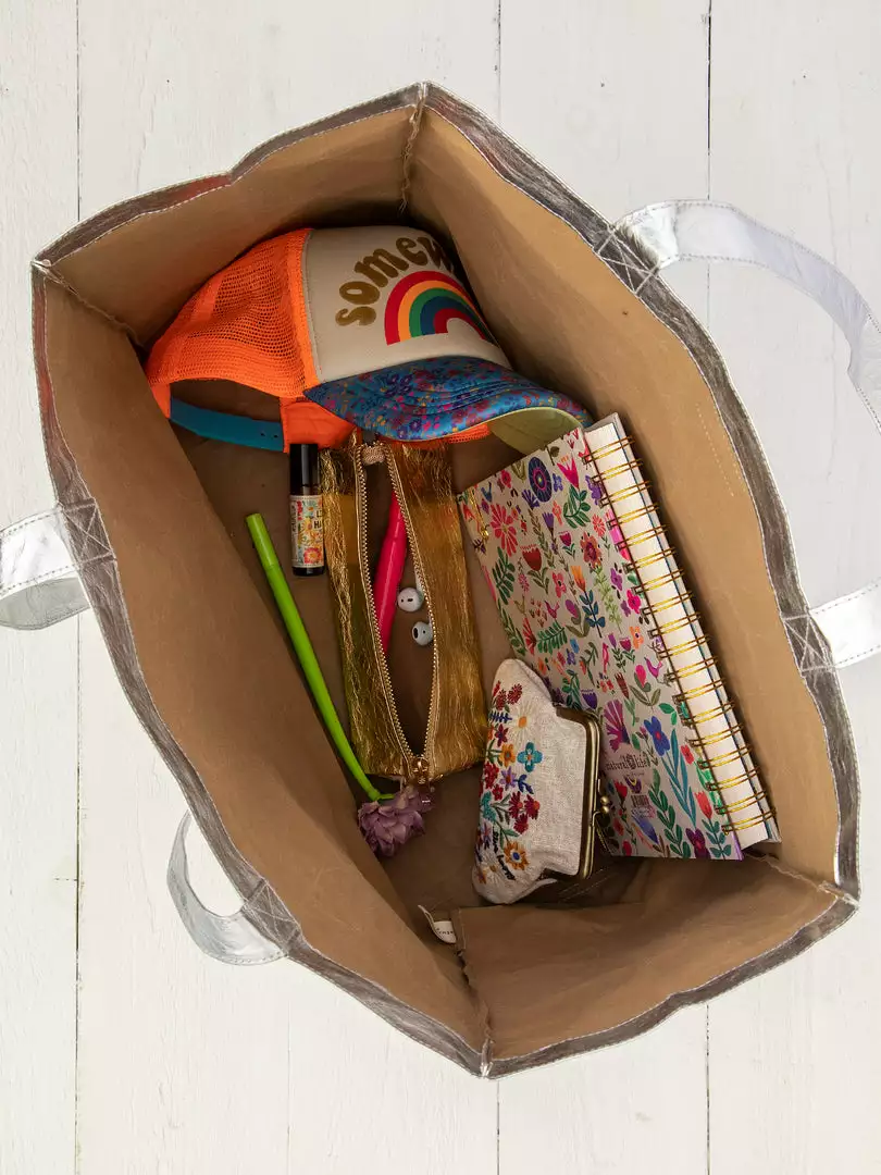 Natural Life XL Penny Paper Tote Bag 11 Natural Life XL Penny Paper Tote Bag