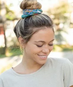 Natural Life Border Print Boho Bandeau Accessories