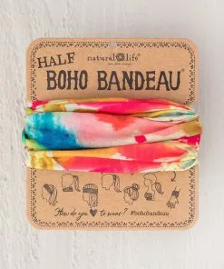 Natural Life Floral Half Boho Bandeau ACCESSORIES