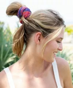 Natural Life Border Print Boho Bandeau Accessories