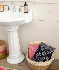 Natural Life Macrame Fringe Basket