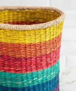 Natural Life Rainbow Waste Basket