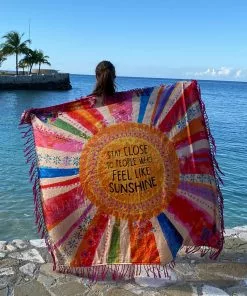 Natural Life XL Shabana Beach Towel Back To Campus