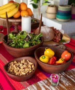 Natural Life Mango Wood Bowl Set