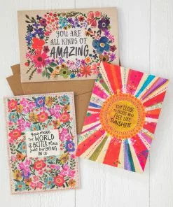 Natural Life Set Of 3 Greeting Cards 21 Natural Life Set Of 3 Greeting Cards