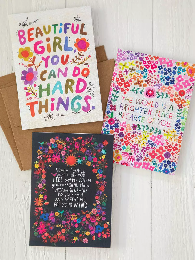 Natural Life Set Of 3 Greeting Cards 8 Natural Life Set Of 3 Greeting Cards