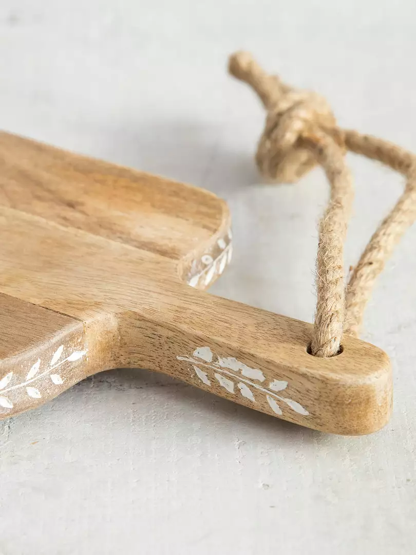 Natural Life Hand Carved Bread Board 5 Natural Life Hand Carved Bread Board