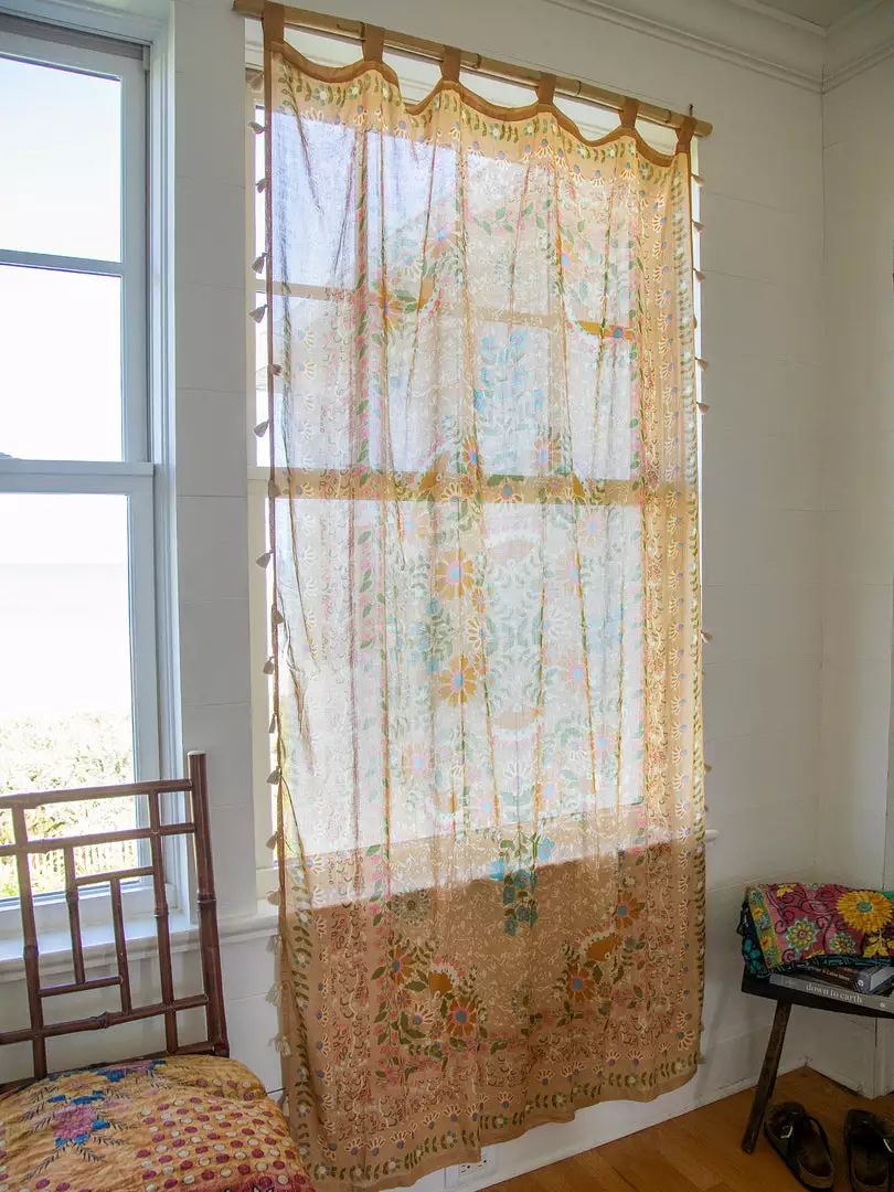 Natural Life Printed Curtain Panel 3 Natural Life Printed Curtain Panel