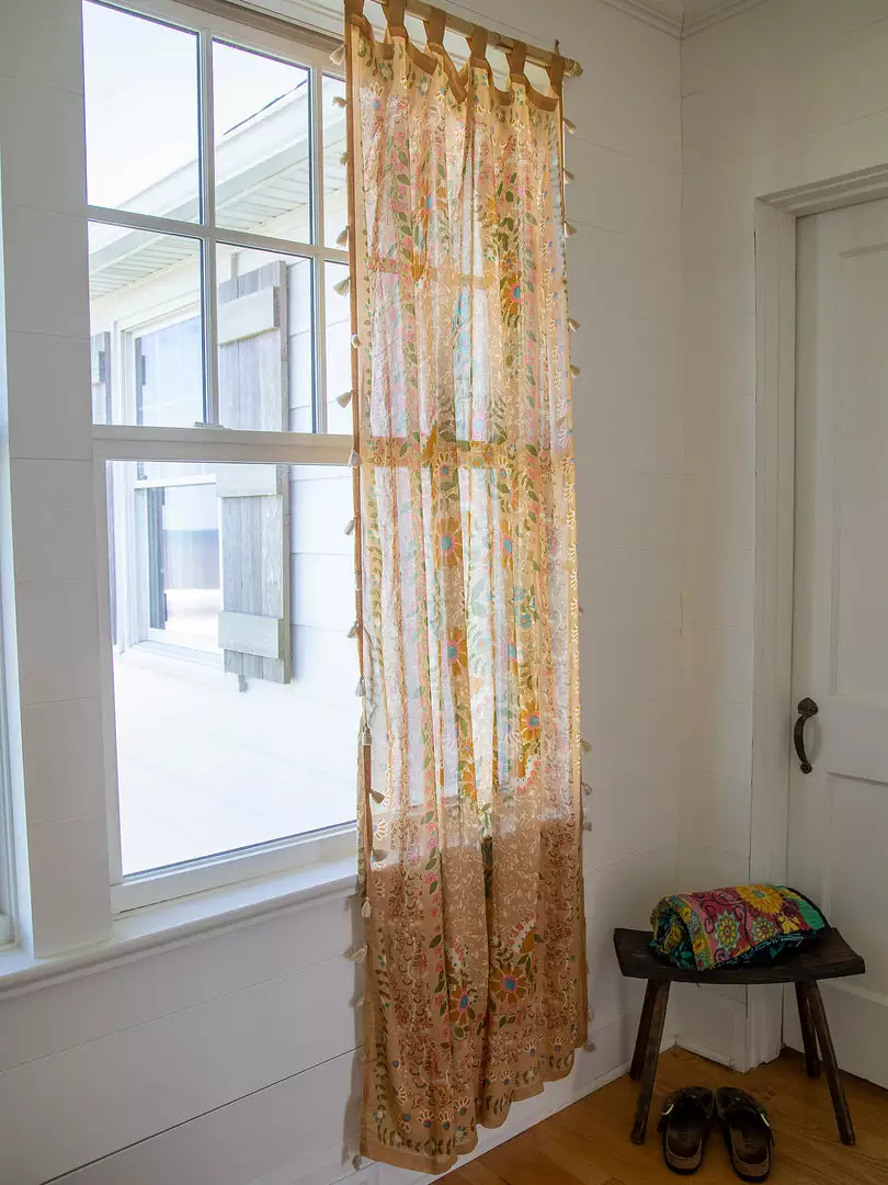 Natural Life Printed Curtain Panel 6 Natural Life Printed Curtain Panel