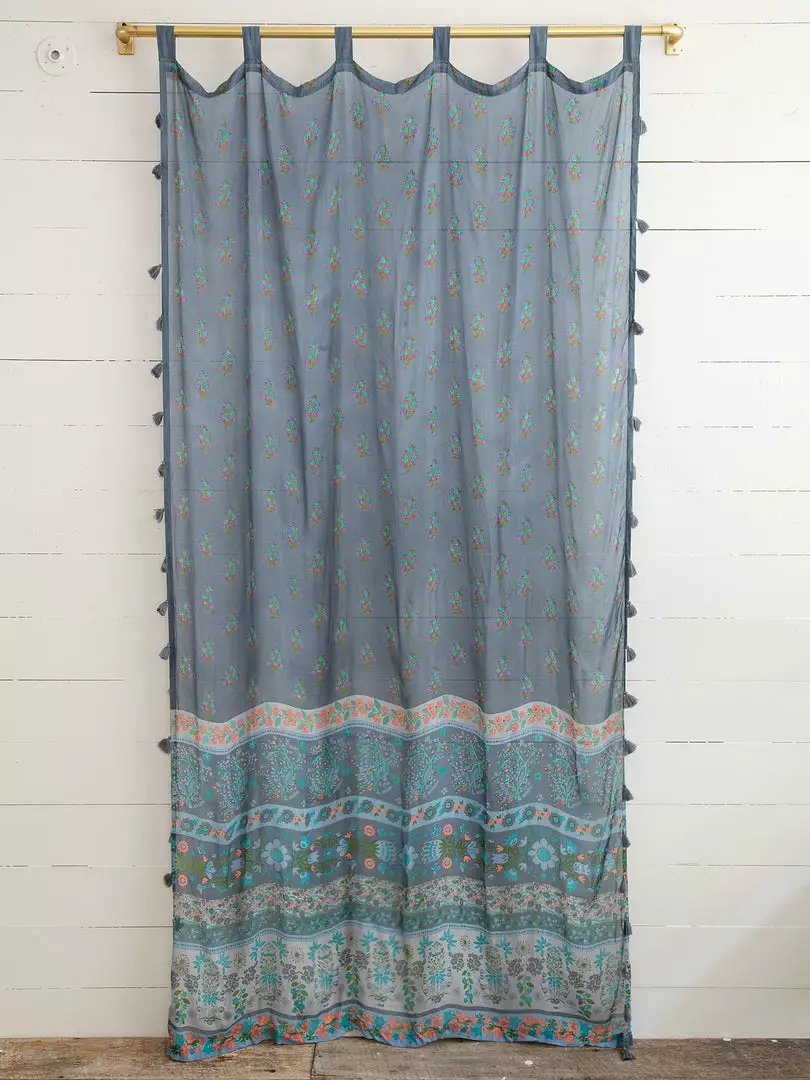 Natural Life Printed Curtain Panel 8 Natural Life Printed Curtain Panel