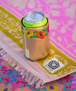 Natural Life Embroidered Drink Cozie Set 14 Natural Life Embroidered Drink Cozie Set