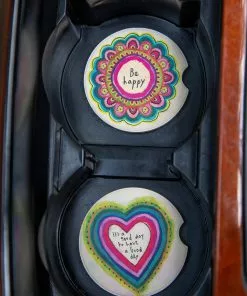 Natural Life Car Coasters