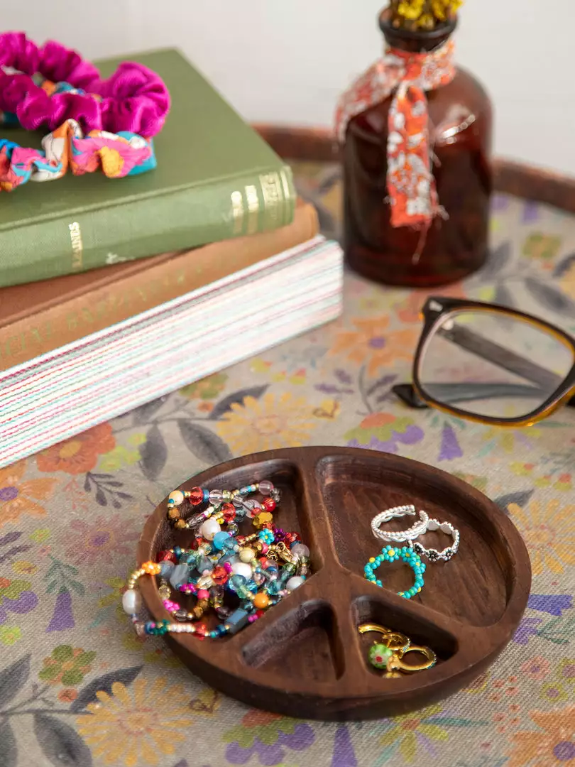 Natural Life Peace Sign Trinket Dish 4 Natural Life Peace Sign Trinket Dish