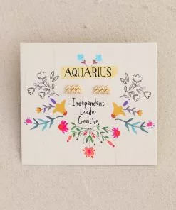 Natural Life Zodiac Perfect Tiny Studs