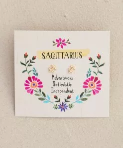 Natural Life Zodiac Perfect Tiny Studs