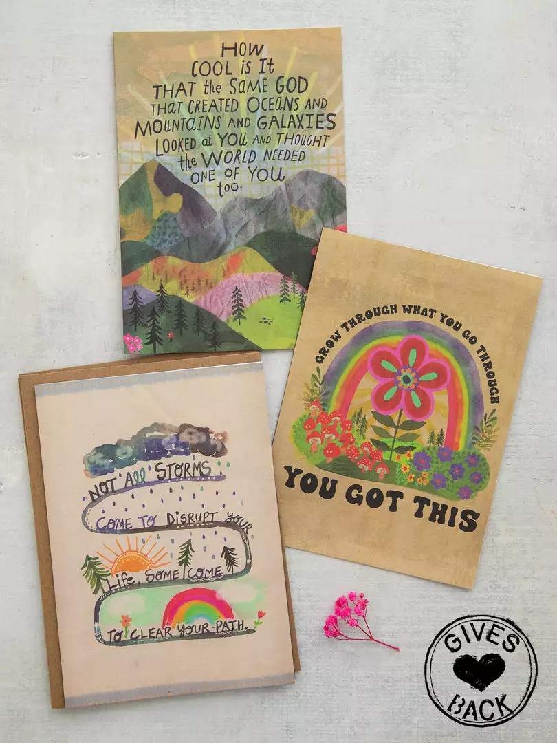 Natural Life Set Of 3 Greeting Cards 11 Natural Life Set Of 3 Greeting Cards