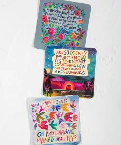 Natural Life NEW & TRENDING Set Of 3 Stickers