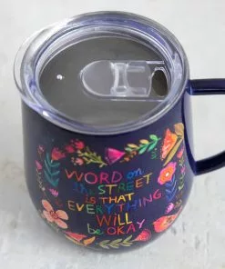 Natural Life Back To Campus Stainless Steel Coffee Tumbler