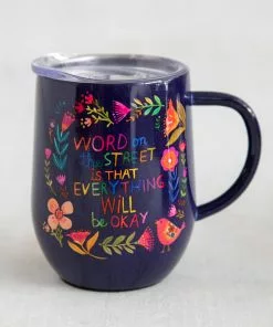 Natural Life Back To Campus Stainless Steel Coffee Tumbler