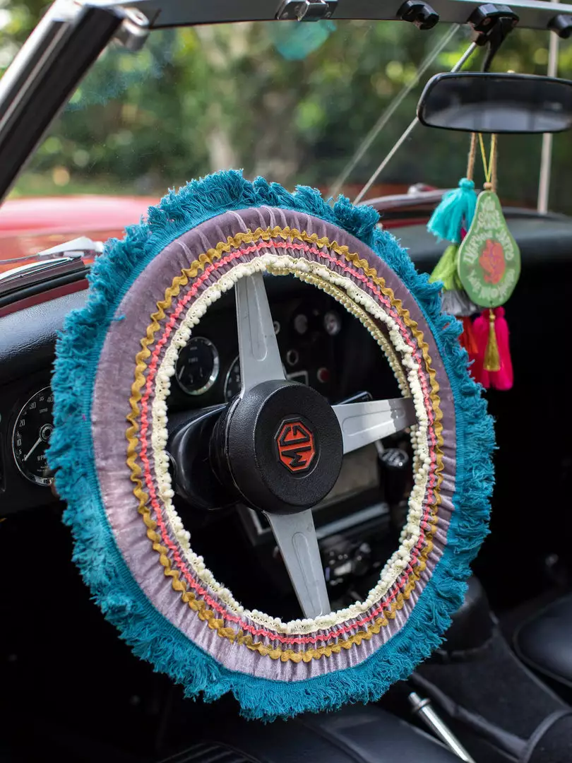 Natural Life Velvet Steering Wheel Cover CAR 6 Natural Life Velvet Steering Wheel Cover CAR