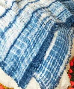 Natural Life Shibori Cotton Gauze Quilt Back To Campus 9 Natural Life Shibori Cotton Gauze Quilt Back To Campus