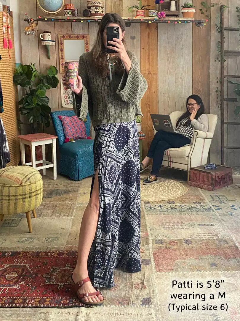 Natural Life Ginger Side Slit Maxi Skirt 10 Natural Life Ginger Side Slit Maxi Skirt