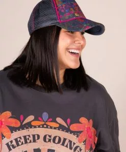 Natural Life Trucker Hat Back To Campus