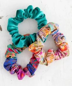 Natural Life Set Of 3 Scrunchies 12 Natural Life Set Of 3 Scrunchies