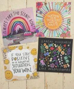 Natural Life Happy Notes Poster Book Back To Campus