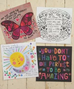 Natural Life Happy Notes Poster Book Back To Campus