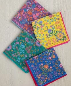 Natural Life Set Of 4 Dish Cloth Napkins HOME & LIVING