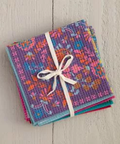 Natural Life Set Of 4 Dish Cloth Napkins HOME & LIVING