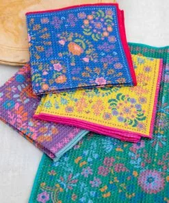 Natural Life Set Of 4 Dish Cloth Napkins HOME & LIVING