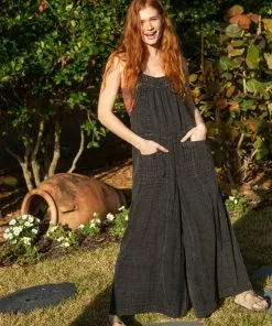 Natural Life NEW & TRENDING Dakota Gauze Overalls