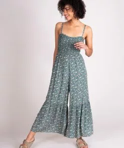 Natural Life Layla Smocked Jumpsuit