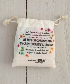 Natural Life Tiny God's Eye Craft Kit FUN & GIFTS 8 Natural Life Tiny God's Eye Craft Kit FUN & GIFTS