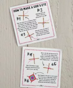 Natural Life Tiny God's Eye Craft Kit FUN & GIFTS 9 Natural Life Tiny God's Eye Craft Kit FUN & GIFTS