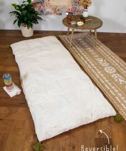 Natural Life Faux Fur Lounge Bed Roll