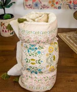 Natural Life Faux Fur Lounge Bed Roll