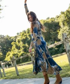 Natural Life Stevie Knit Tie-Dye Maxi 32 Natural Life Stevie Knit Tie-Dye Maxi